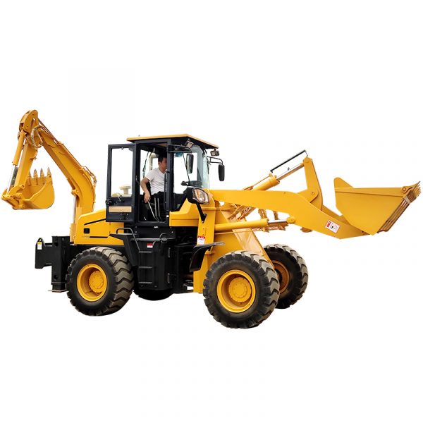Chinese mini 4x4 front end backhoe loader for sale with price telescopic wheel with hydraulic front backhoe loader price - Image 4