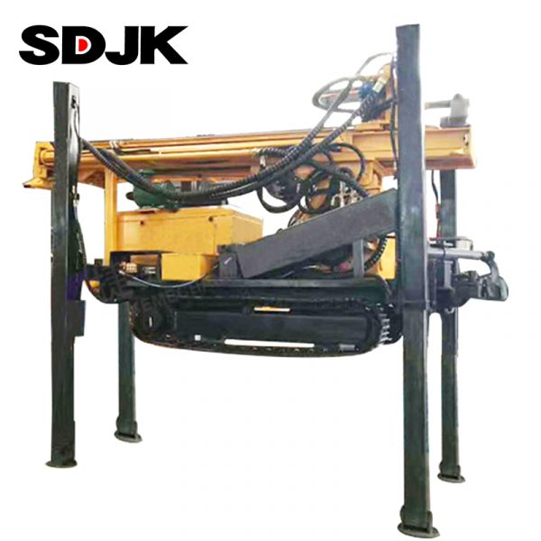 JK-DR400 Portable Steel Crawler Mounted Pneumatically Water Well Drilling Rig - Image 2