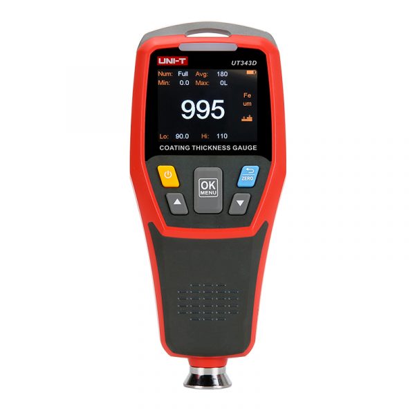 UNI-T UT343D Coating Thickness Gauge; 500 sets of Data Storage / USB Data Transmission - Image 6