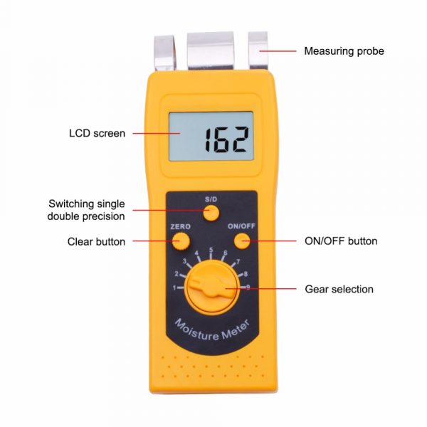 Textile Materials Moisture Meter/Analyzer/Tester DM200T - Image 3