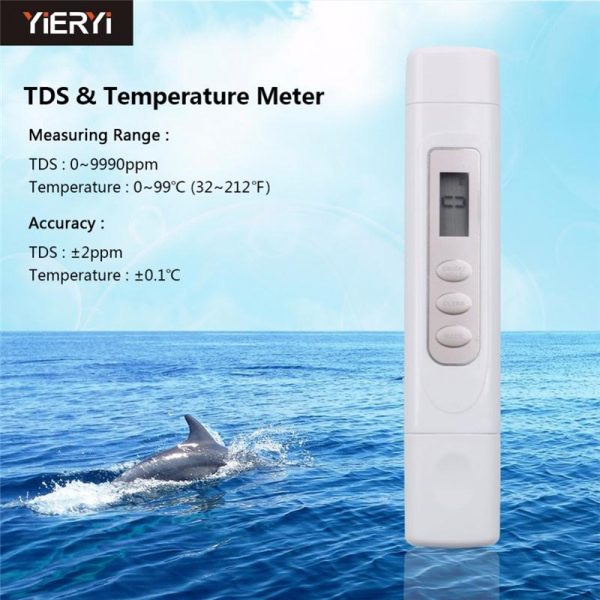 TPH01615 portable Digital TDS 3 TDS Meter Filter Pen Temp PPM Tester - Image 5