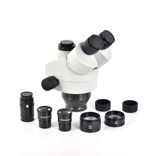 16MP 2K 0.35X-90X Trinocular Stereo Microscope with HDMI-Compatible USB Microscope Camera for Mobile Repair Soldering - Image 3