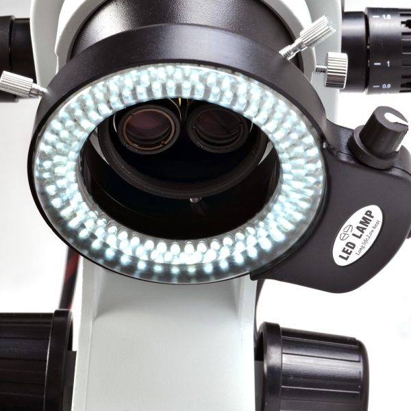 16MP 2K 0.35X-90X Trinocular Stereo Microscope with HDMI-Compatible USB Microscope Camera for Mobile Repair Soldering - Image 5