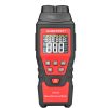 HABOTEST HT632 Two Pins Digital Wood Moisture Meter Wood Humidity Tester Timber Damp Detector With LCD Display Tree Density Test
