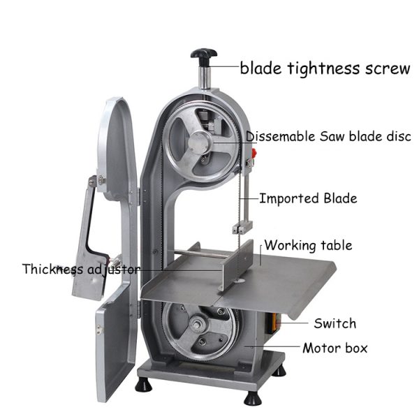 Commercial meat bone band saw cutting machine bone saw meat cutting machine - Image 2