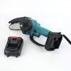 Portable 4inch cordless battery powered tree wood grapevine cutting electric chainsaw pruning saw