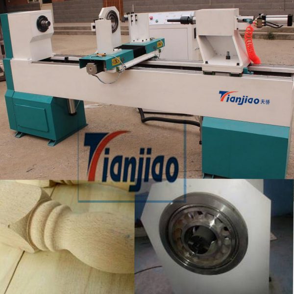 Variable Speed Automatic CNC Wood Turning Copy Lathe TJ1530 for Baseball Bats,Table lets and staircase baluster - Image 3