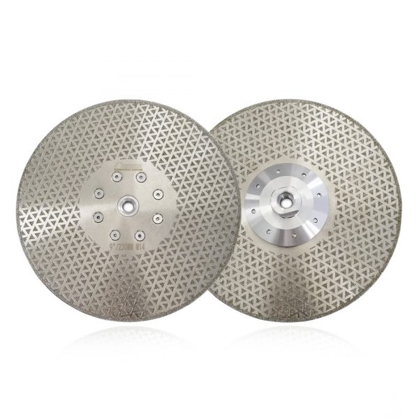 M14 both side coated Electroplated diamond cutting disc circular saw blade turbo dry diamond blades for grinding granite, marble - Image 6