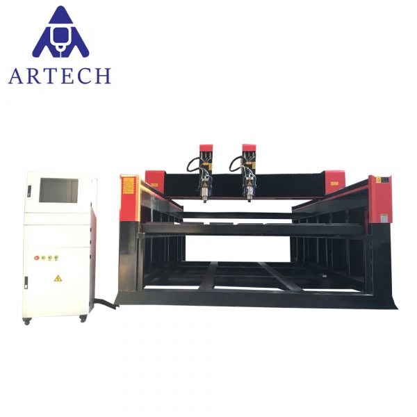 1325 Stone Wood Cnc Router 4 Axis Engrave Stone - Image 3