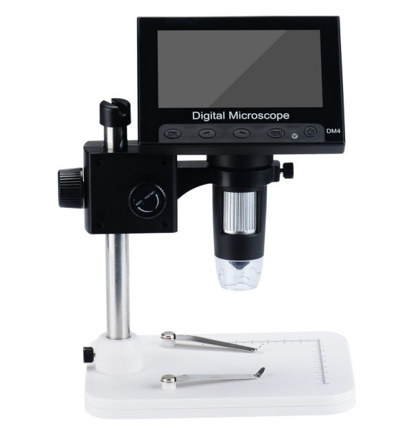 DM4 720P factory supplier wholesale portable 4.3 inch LCD screen 8 LED rohs usb Digital Microscope - Image 2