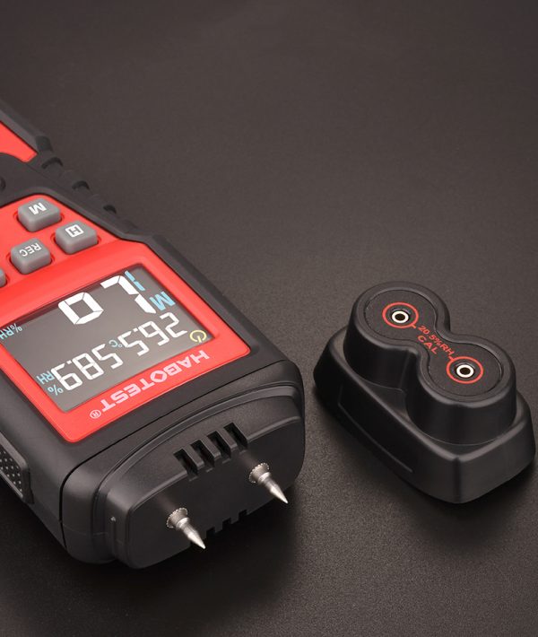 HABOTEST HT632 Two Pins Digital Wood Moisture Meter Wood Humidity Tester Timber Damp Detector With LCD Display Tree Density Test - Image 4