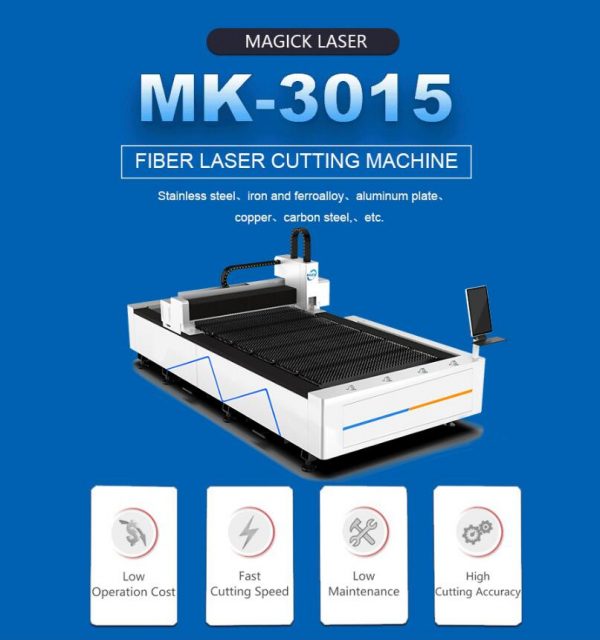 3015 fiber laser cutting machine for metal 1000w 200w 300w fiber  laser cutter - Image 2