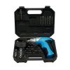46pcs/set Rechargeable Electric Screwdriver with LED Light for Household maintenance Multi-functional Electric Screwdriver