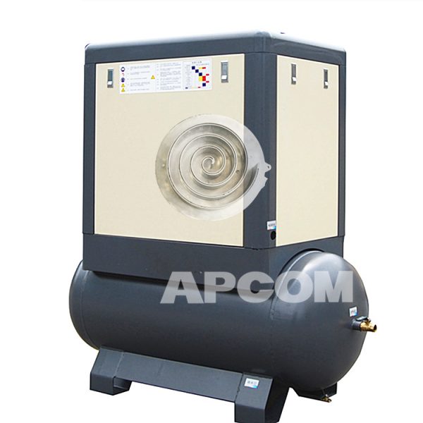 Efficient aircompressor 5.5KW 7.5HP Factory Direct Driven Silent Oil Free Scroll Air Compressor with dryer and tank - Image 4