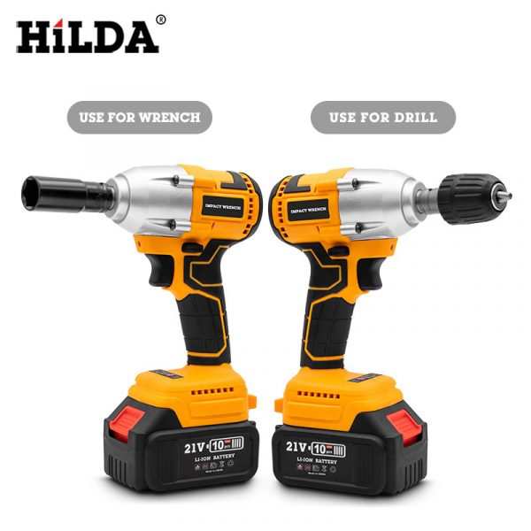 3000mAh EU Plug Lithium Battery Brushless Cordless 1/2" Impact Wrench Wrench Tool - Image 5