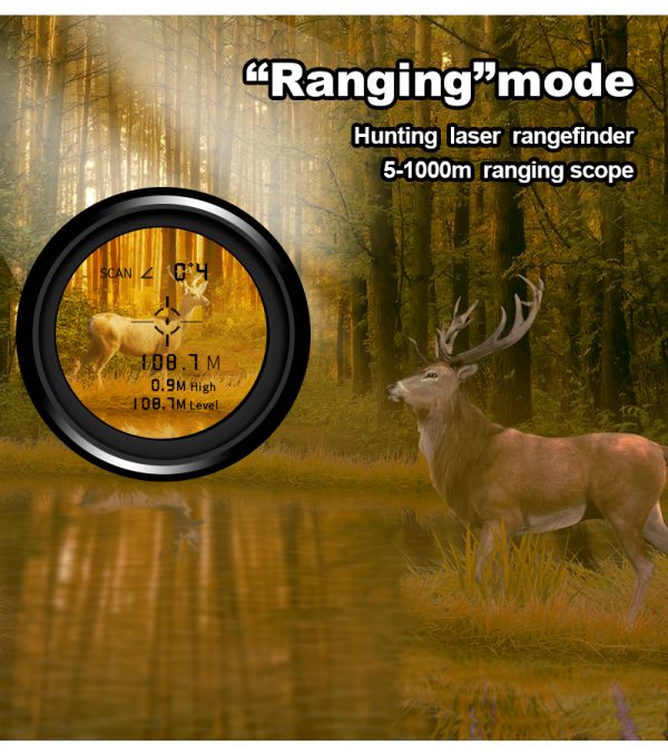 Range finder OEM 800m Custom Hunting Archery Telescope Pin Seeker Distance Meter Scope Jolt with Slope Golf Laser Rangefinder - Image 4