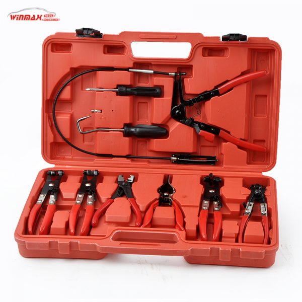 Winmax auto tools multi tool plier set 9pcs hose clamp pliers kit with tool box - Image 6