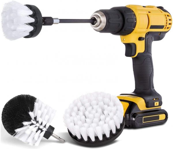 3 pack drill brush attachment set for household detailing cleaning - Image 6