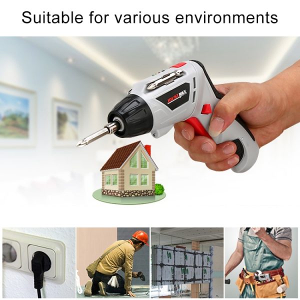 Multi-functional 4.8V Rechargeable Electric Screwdriver Bit Powered Cordless Screwdriver Drill Precision Screwdriver Set - Image 2