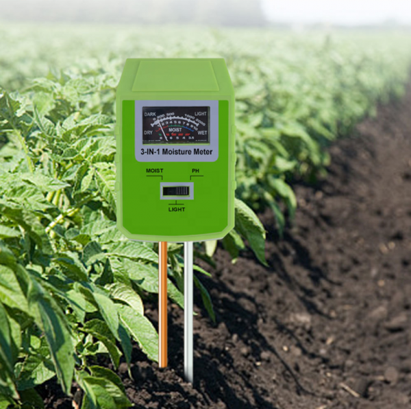RD-SPML-01-3 In1Digital  handheld Instant reading with screen display Soil Moisture PH light sensor for Gardening plants law