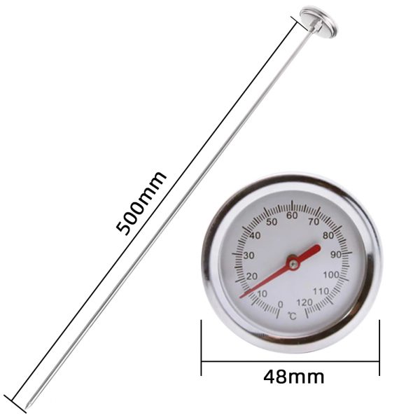500mm Long Probe Stainless Steel Compost Soil Thermometer Instant Read  Measure No Battery for Garden Farm Test - Image 6
