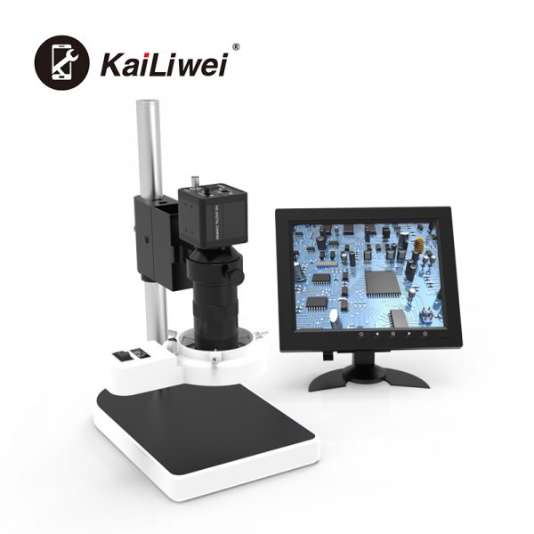 Industrial electron microscope with high definition camera CCD measurement photo and video zoom lens - Image 6