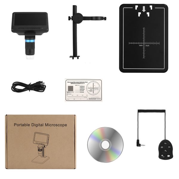1080P HD 5 inch lcd electron microscope usb digital microscope 1000X wireless wifi magnifying glass - Image 5