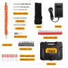 Professional 21V Cordless Drill Power Tools Hammer Hand SDS Impact Electric Drill Max Steel Wood Key