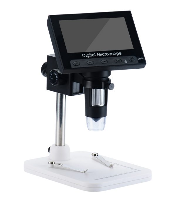 DM4 720P factory supplier wholesale portable 4.3 inch LCD screen 8 LED rohs usb Digital Microscope