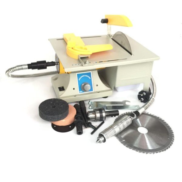 Factory Gemstone Cutting Machine Trim Saw and Polishing Machine with Shaft - Image 6