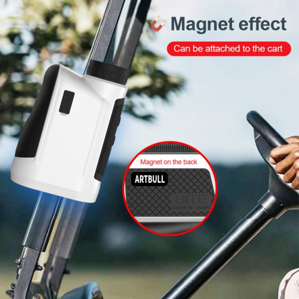 6X Magnification Golf Rangefinder rechargeable with Slope Function Magnet Angle speed meter Laser Distance meter 600m - Image 2