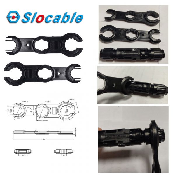 Slocable Cable Stripper PV Tool Bag Solar Wire Crimper Solar Connector Spanner Hand ToolKit - Image 4