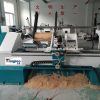 High Efficiency Auto-feeding TJ1530af single axis and two blades cnc wood lathe for turning and fluting