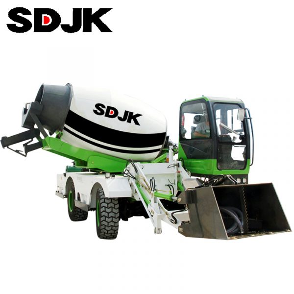Hydraulic Mini 4m3 Self Propelled Concrete Mixer Loader For Sale - Image 5