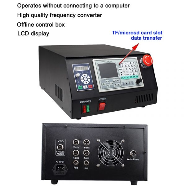 CNC 6040 4 Axis DSP mini wood Router Engraver Machine 1500W milling machine no need connect PC laptop - Image 5
