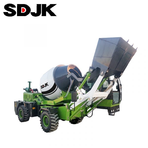 Free shipment! 270 degree hydraulic rotation Self Loading Concrete Mixer Truck - Image 3