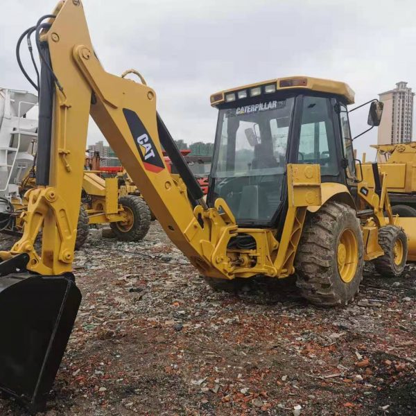 Used Caterpilla CAT416 CAT420 backhoe loader excavator 4x4 wheel mini towable backhoe loaders with double traction - Image 6