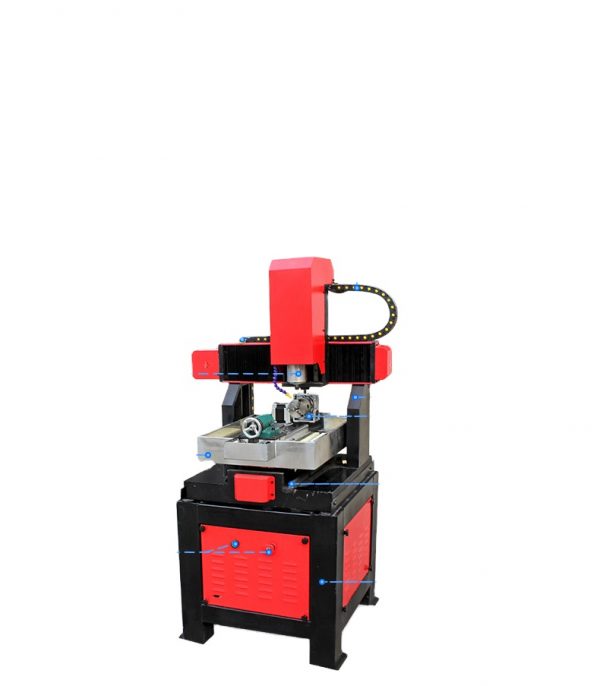 CNC 4040 Four axis linkage engraving machine for jadeite  Hetian jade  amber white marble Buddha  sculpture furniture - Image 6