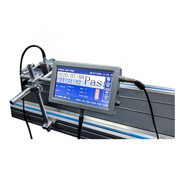 Automatic batch code marking machine solvent based industrial fastjet corrugated inkjet printer on conveyor - Image 6