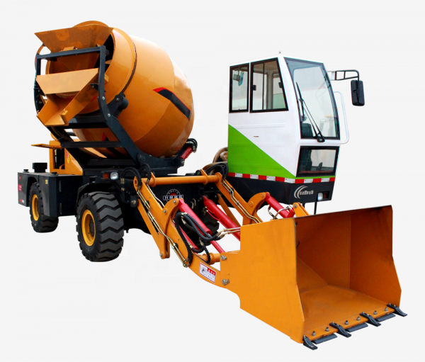 self loading  mini concrete mixer trucks  portable concrete mixer cheap price for sale - Image 3