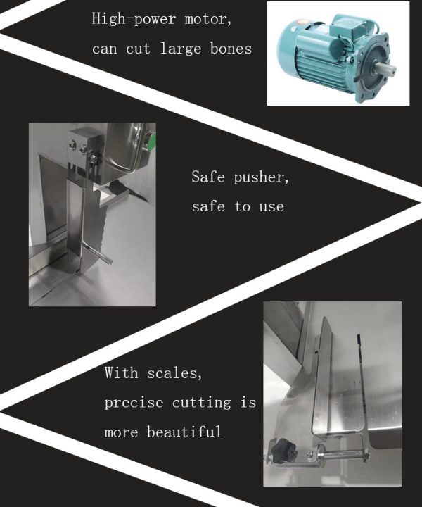 Commercial Electric Stainless Steel Meat Bone Band Saw Bone cutting Machine