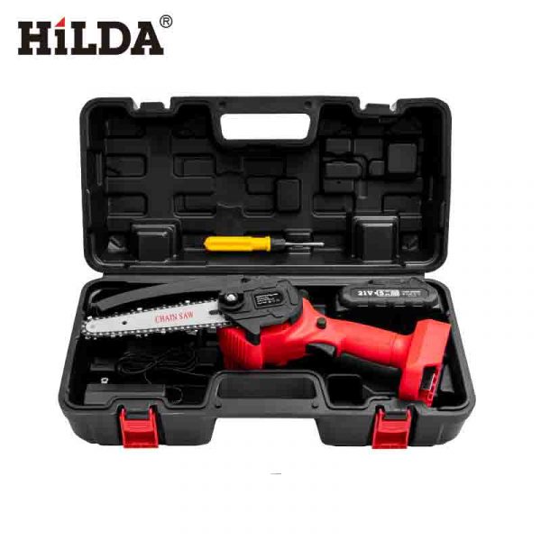 Hilda Electric Chain Saw Lithium Electric Chain Saw 6 inch 1000w High Power Chain Saw Logging Cutting Garden Tools - Image 6