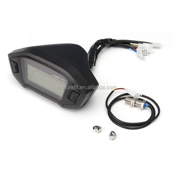RTS Universal Motorcycle Digital Light LCD Speedometer 7 color display Odometer Tachometer  for 2-4 Cylinders Motorcycle - Image 4