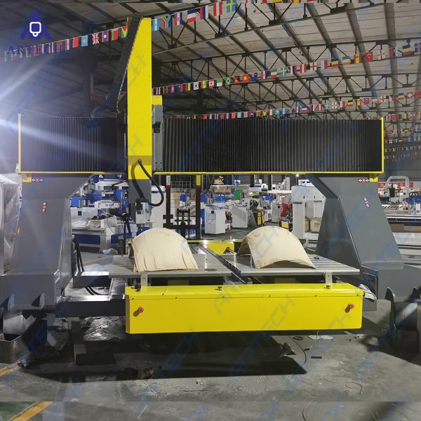 Best price ARTECH cnc 4 axis wood working machine cutting the chair back - Image 2