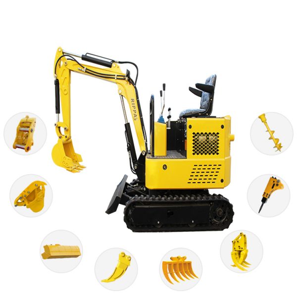 Mini Excavator1.5t Digging Equipments Small Garden Digging Machine With Free Bucket - Image 2