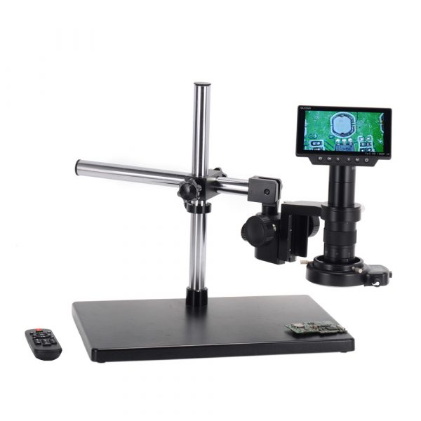 5 inch screen 16MP HDMI-Compatible USB Microscope WIFI Digital Microscope Camera 180X C-mount Lens Soldering Microscope - Image 6