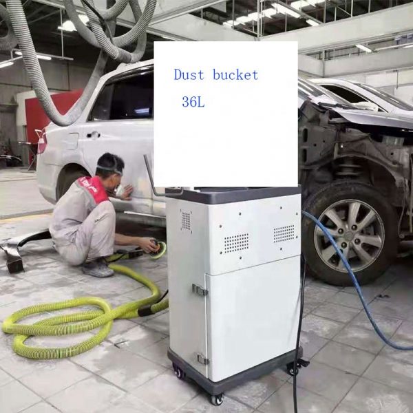 ATPRO Automobile pneumatic dust-free dry grinding machine dust extractor dry grinding machine vacuum cleaner dust collector - Image 2