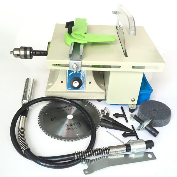 Factory Gemstone Cutting Machine Trim Saw and Polishing Machine with Shaft - Image 2