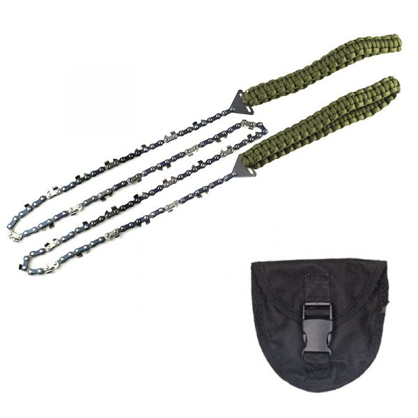 48inch Pocket Chainsaw with Paracord Handle 63 Bi-Directional Teeth  Survival Chain Saw for Fast Easy Cutting - Image 6