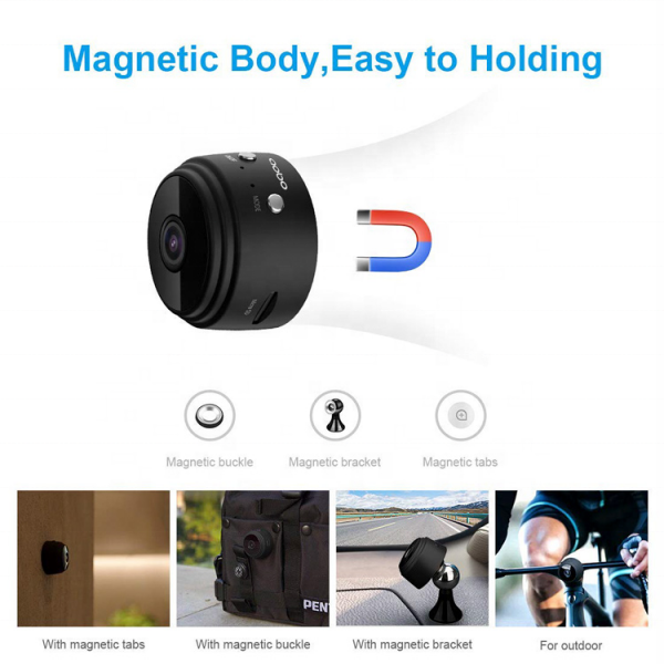iPoster Magnetic Live Stream 1080P HD Small CCTV camera Wireless Survaillance Invisible Battery Secret Mini Spy Hidden Camera - Image 4